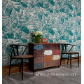 Country style stone tile marble effect wallpaper